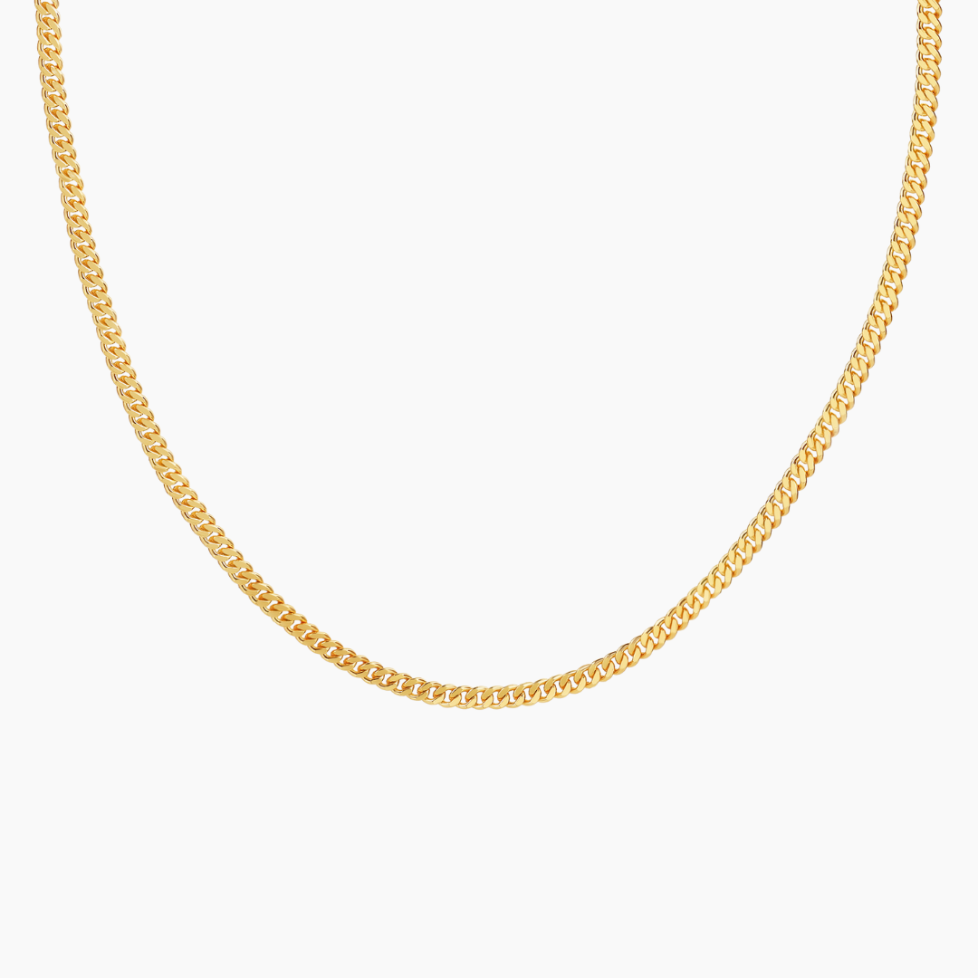 3mm Cuban Link Chain for Men