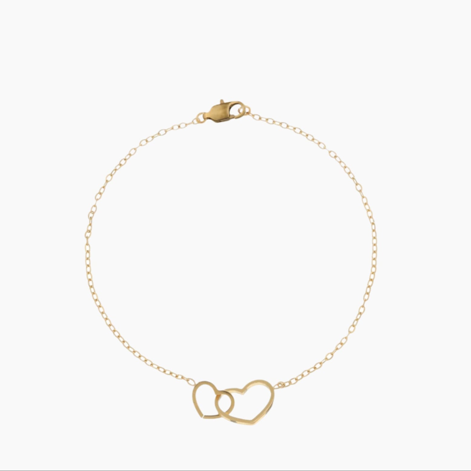 Heart Link Ankle Bracelet