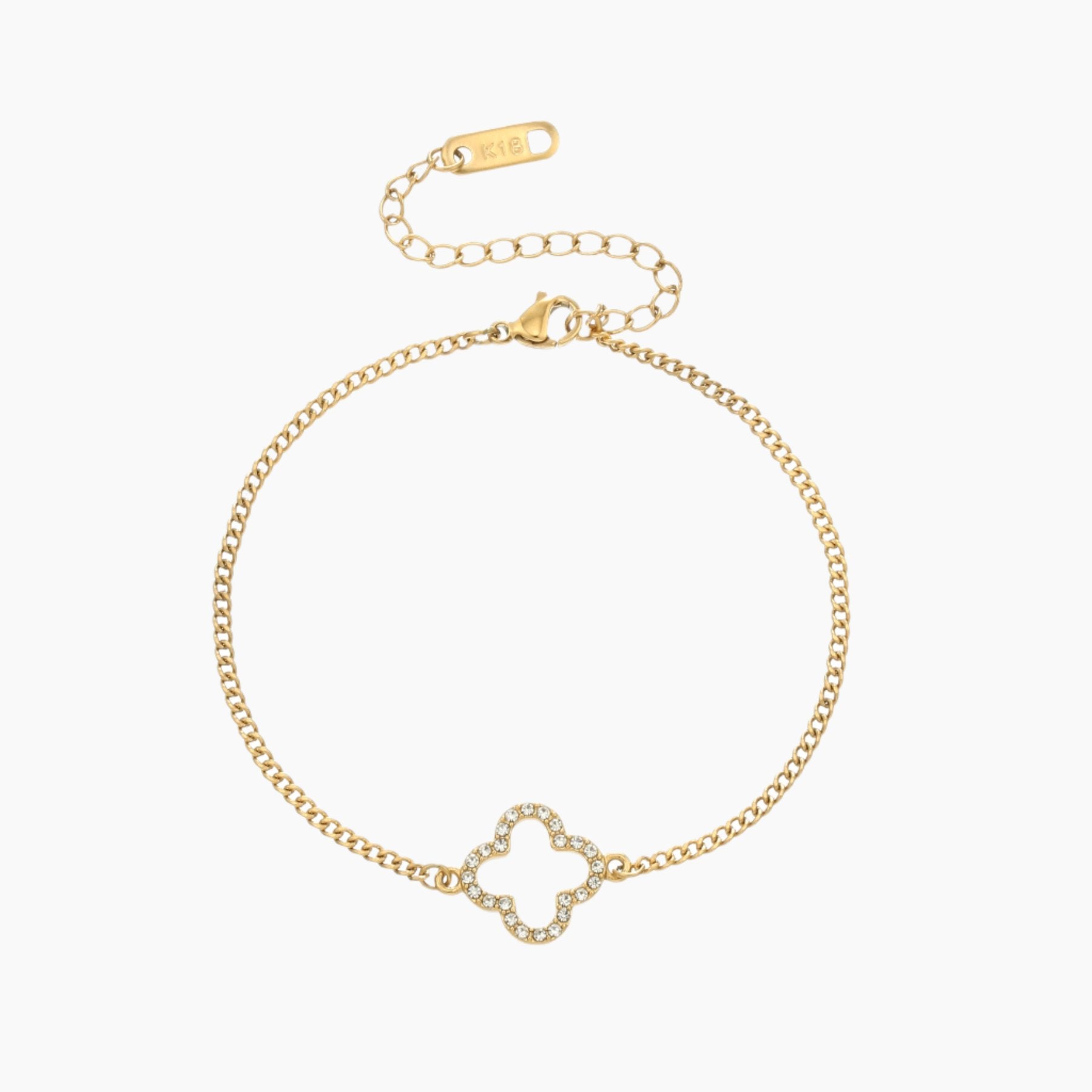 Lucky Charm Cuban Chain Bracelet