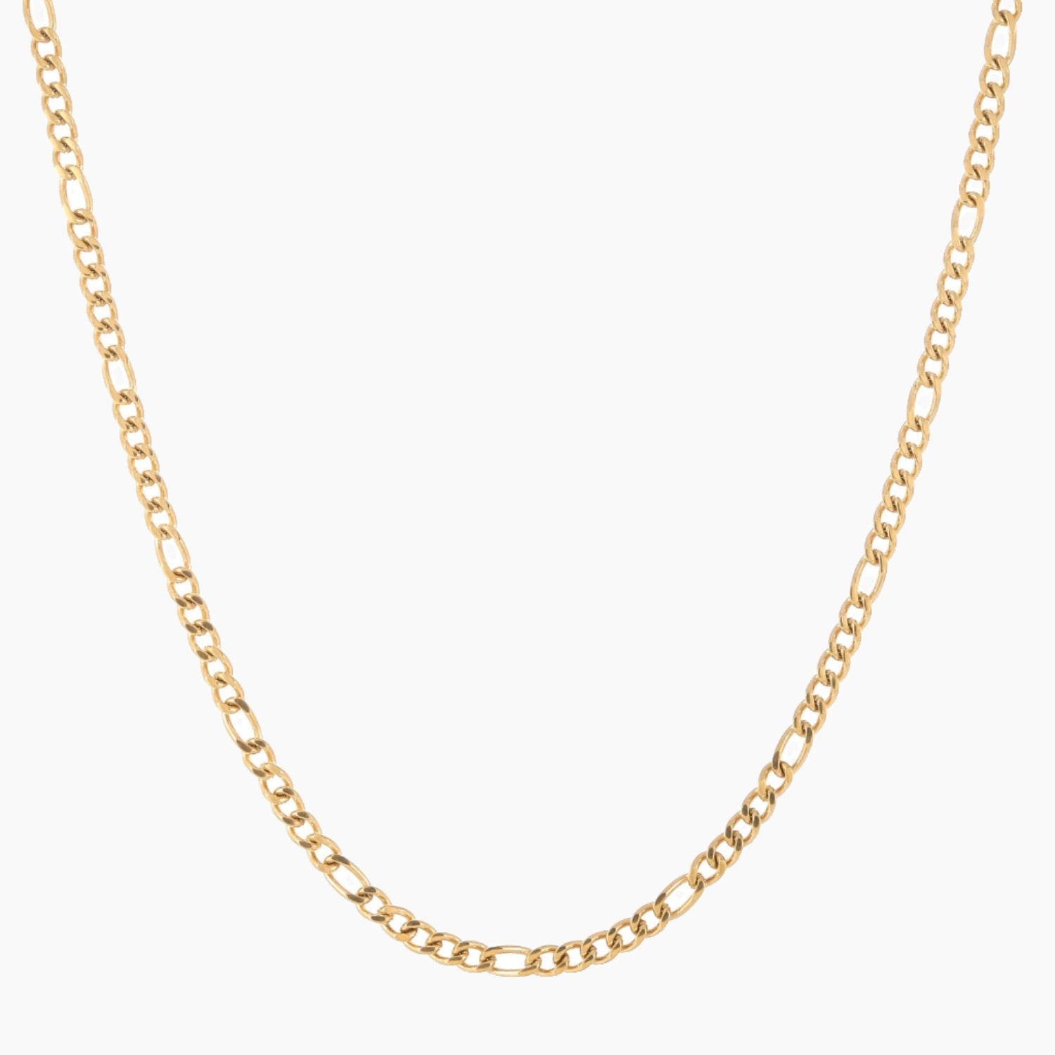 5mm Thick Figaro Chain Necklace for Men