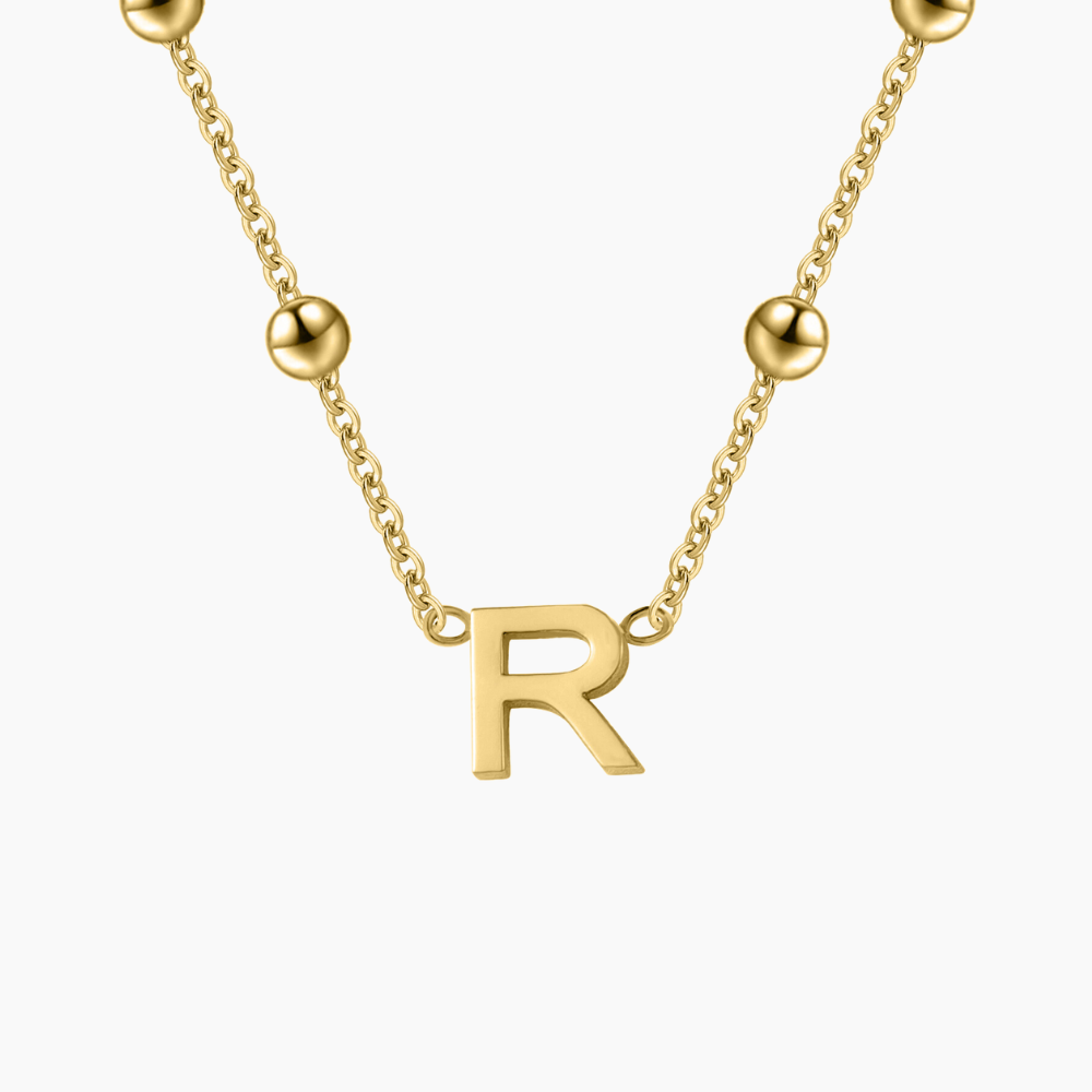 Personalized Letter Necklace with Delicate Chain