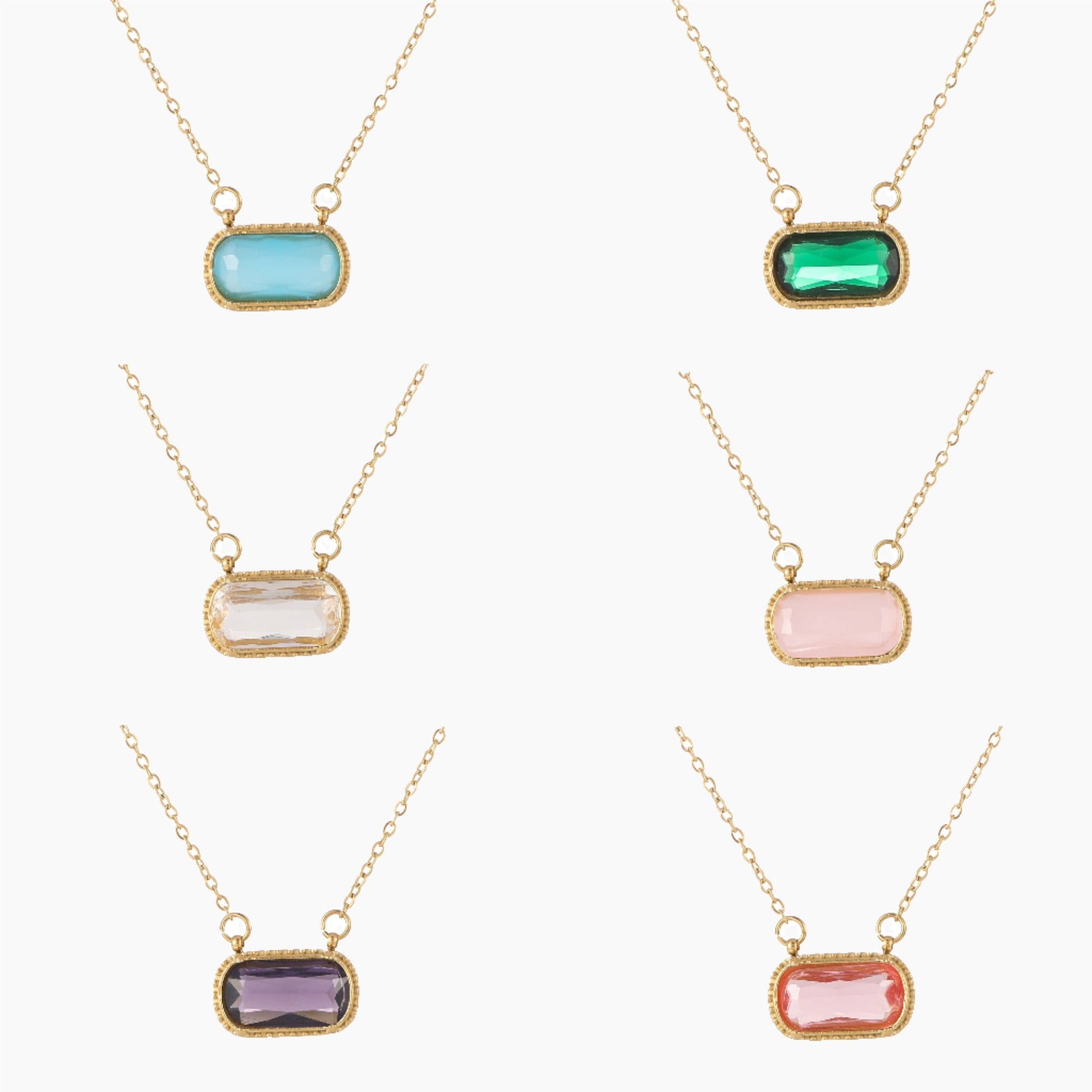 Handcrafted Stone Pendant Necklace
