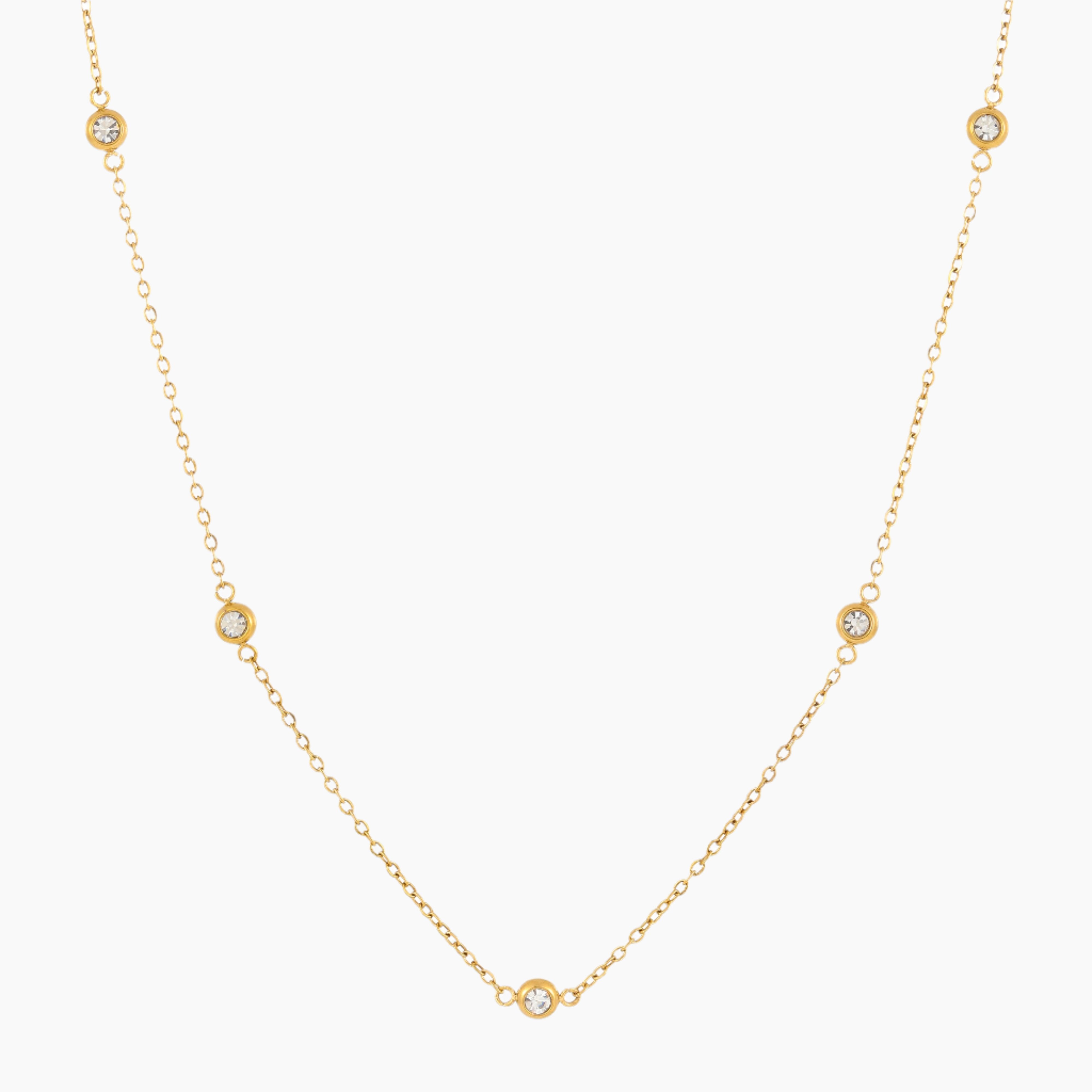 Elegant Crystal Pendant Necklace