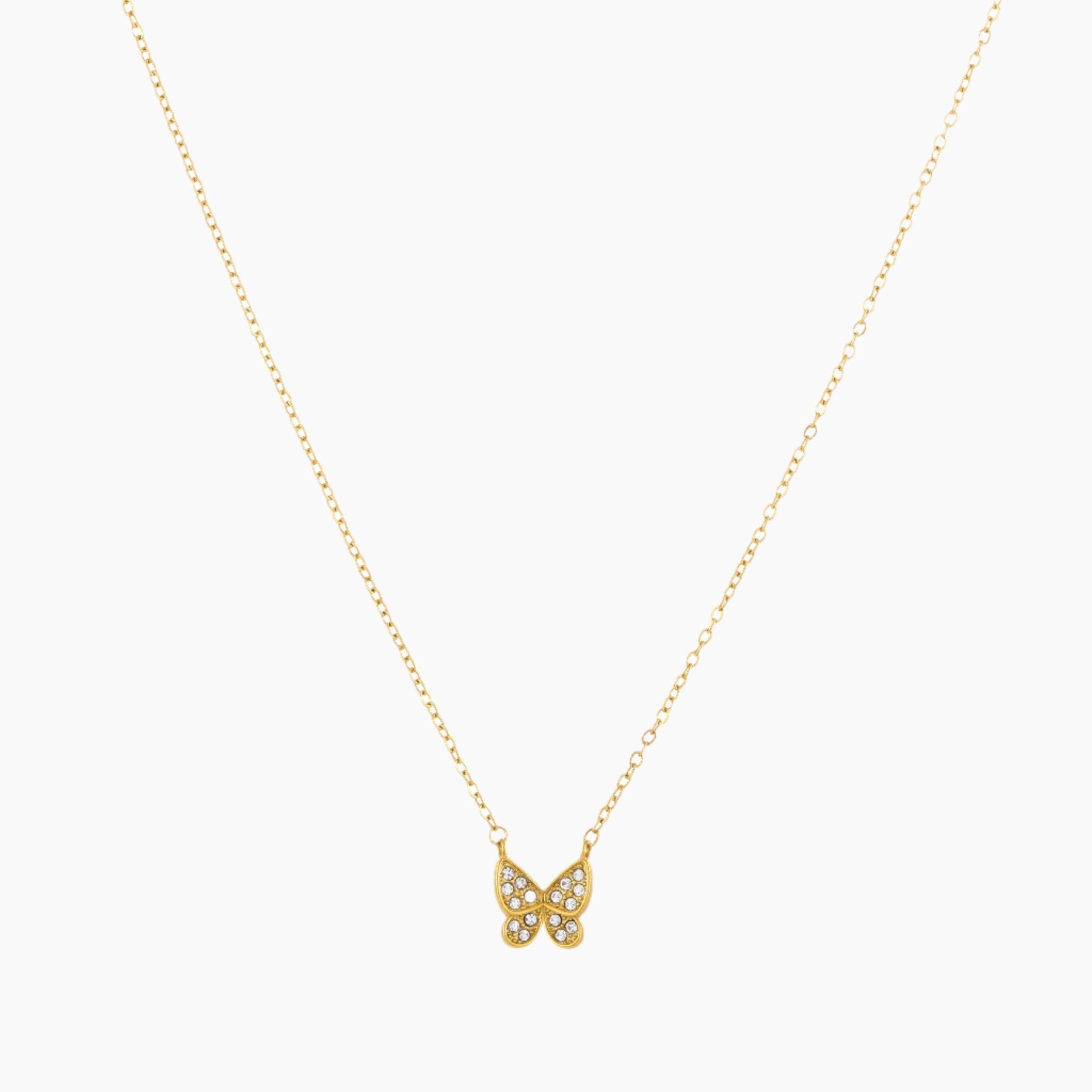 Butterfly Pendant Necklace for Women