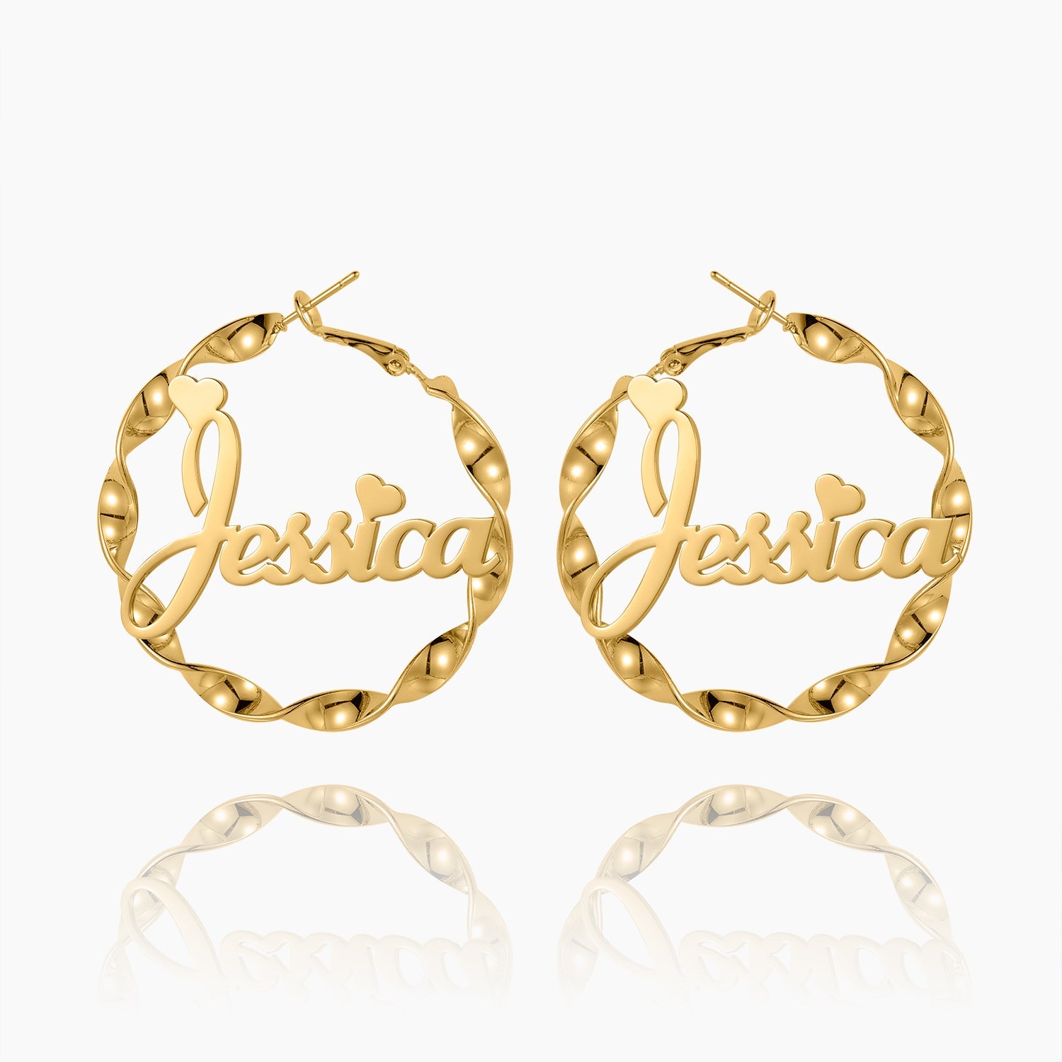Stylish Twirl Hoop Earrings for Everyday Wear