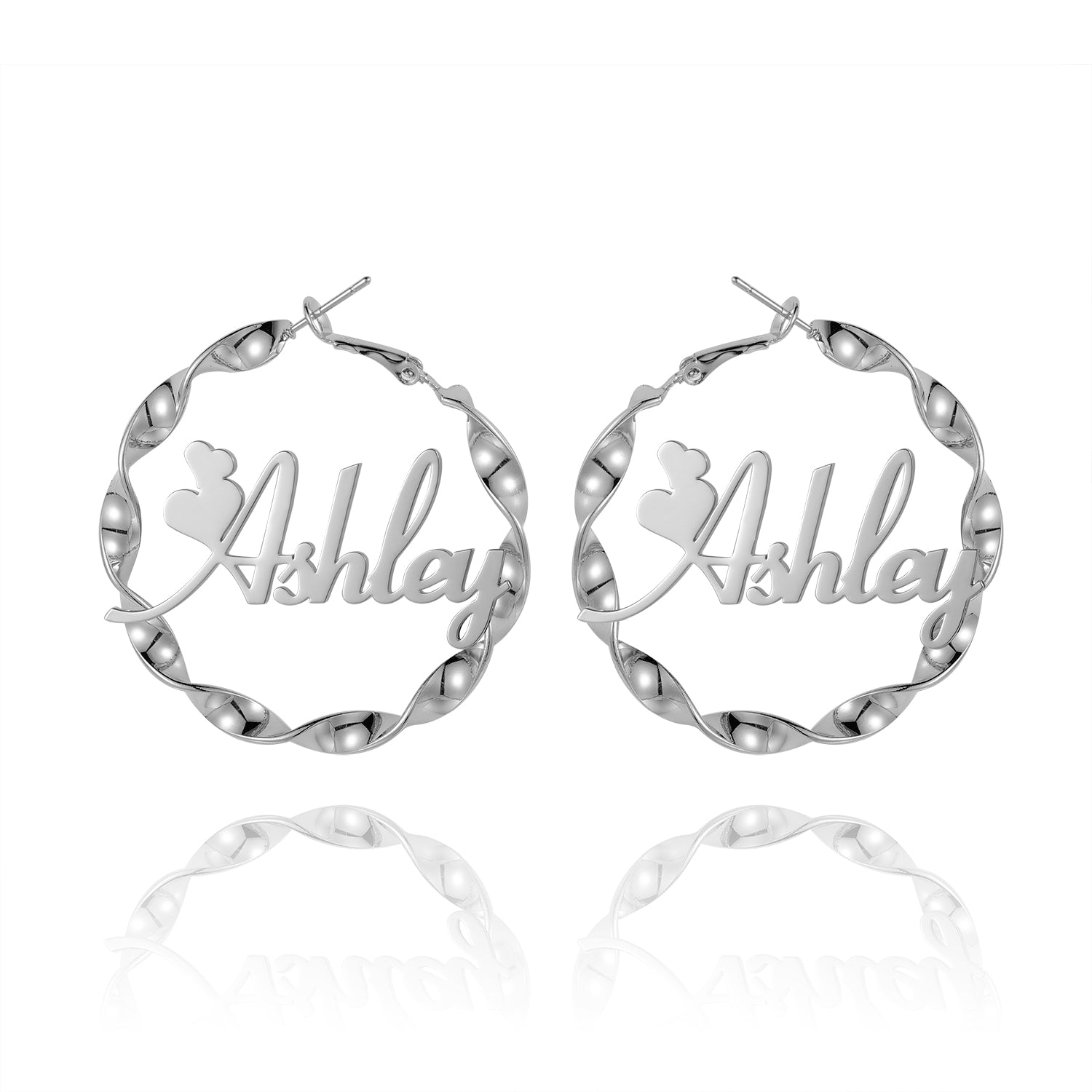 Stylish Twirl Hoop Earrings for Everyday Wear