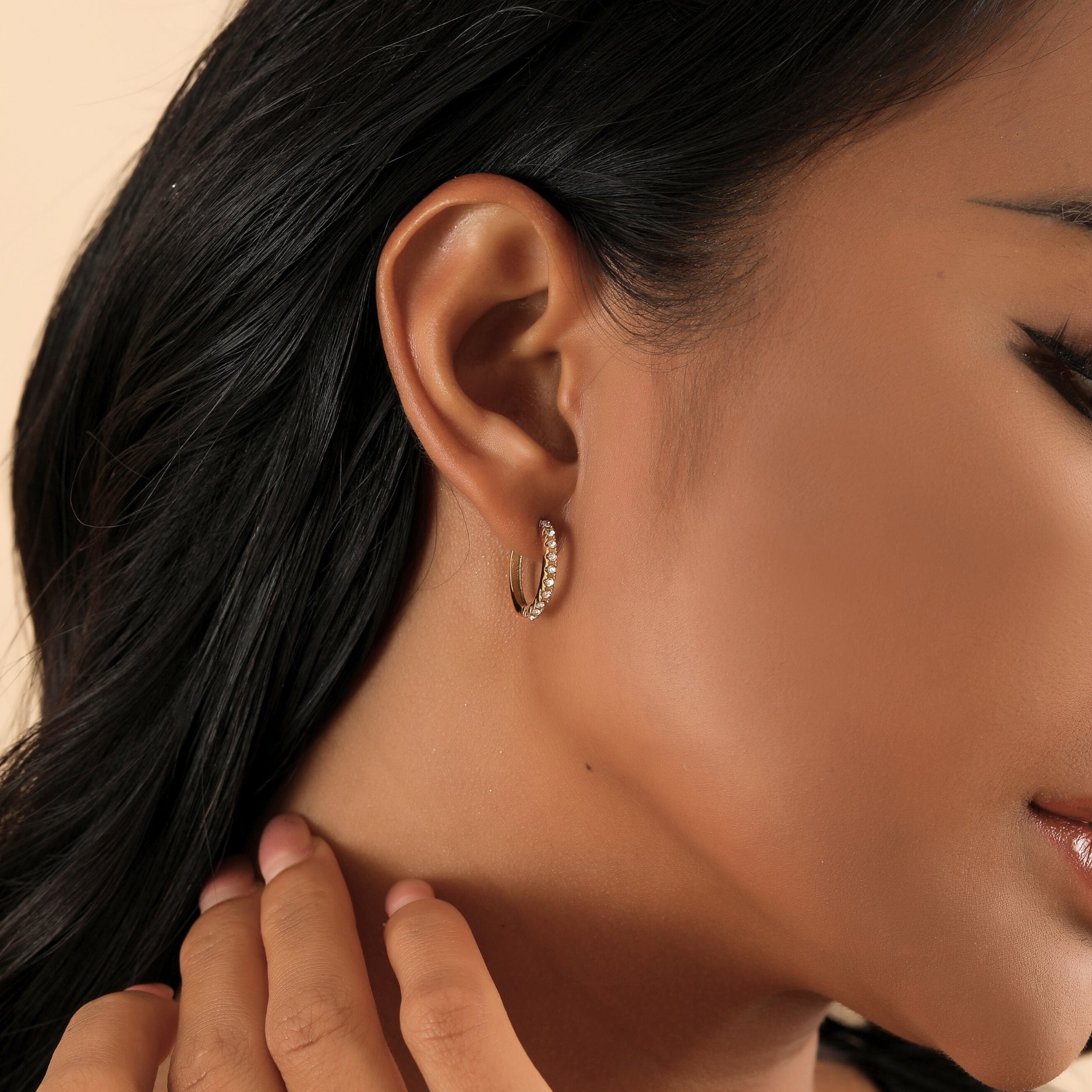 Iced Eternity Stud Earrings