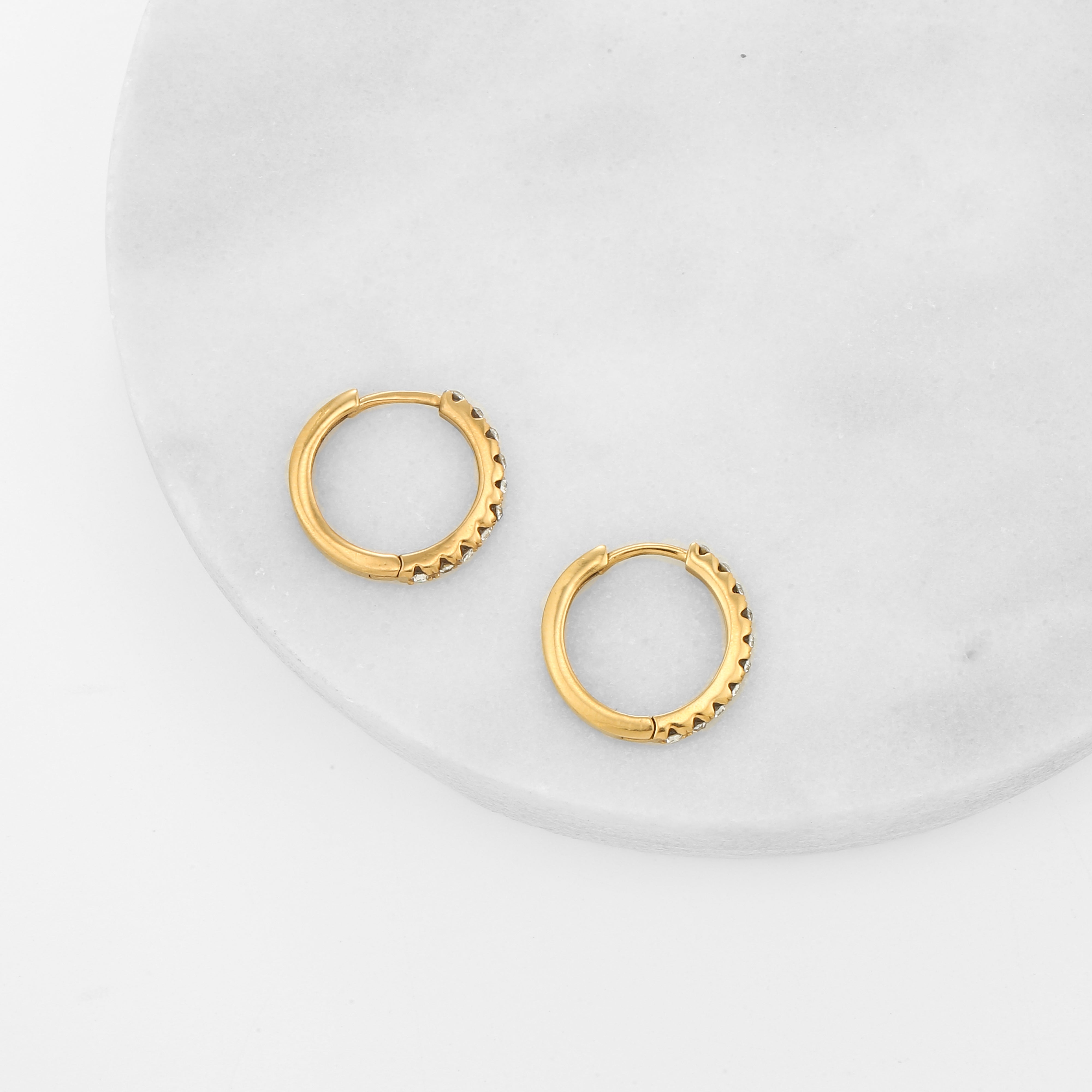 Iced Eternity Stud Earrings