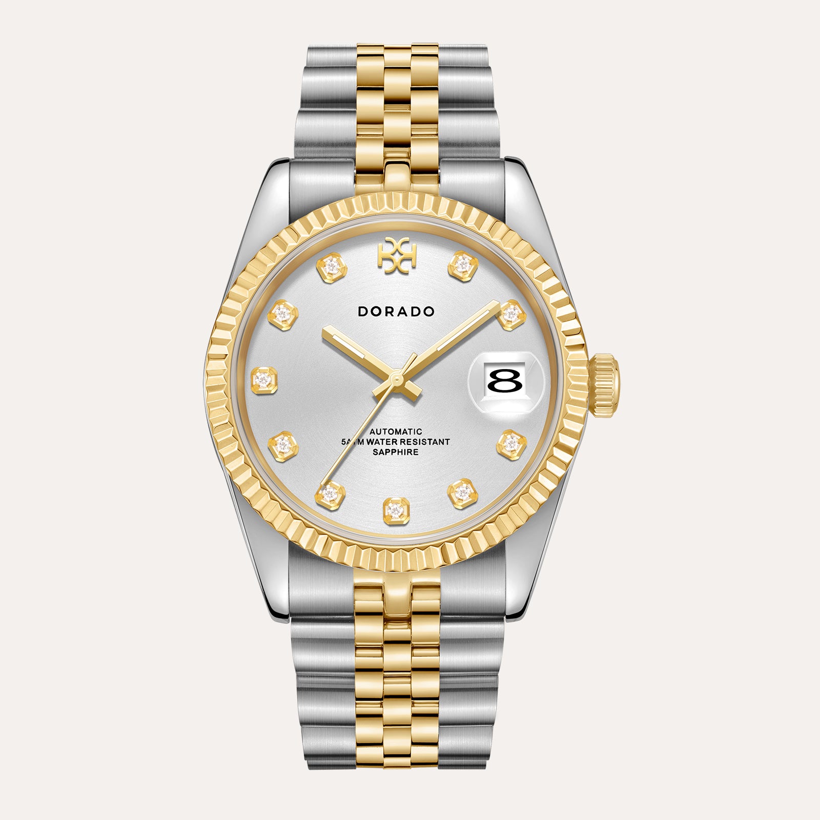 Silver Two-Tone DORADO Classic Watch