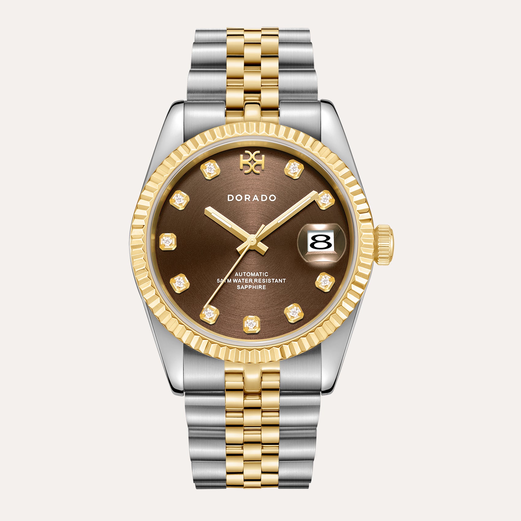 DORADO Chocolate Two-Tone Classic Watch