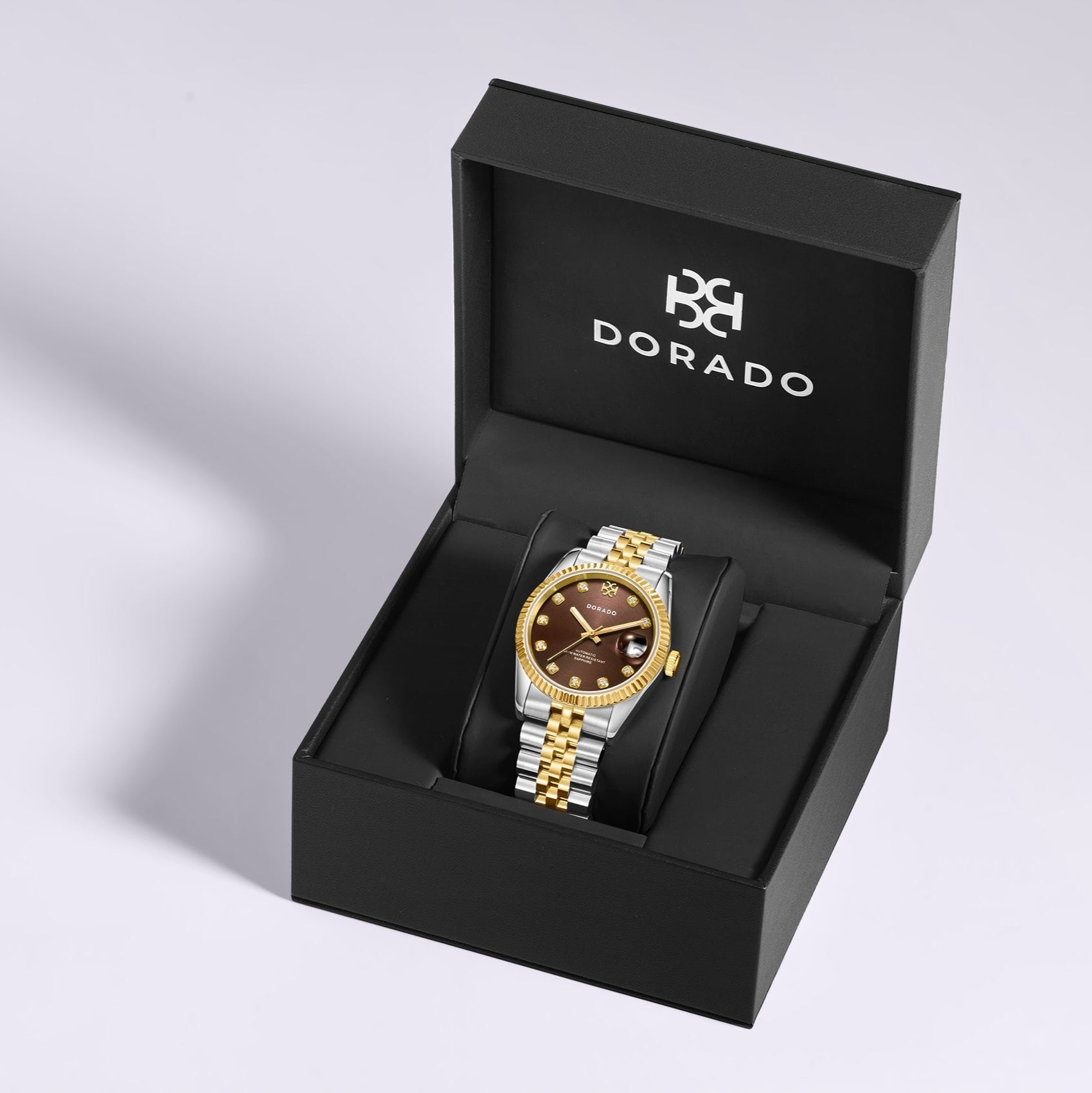 DORADO Chocolate Two-Tone Classic Watch