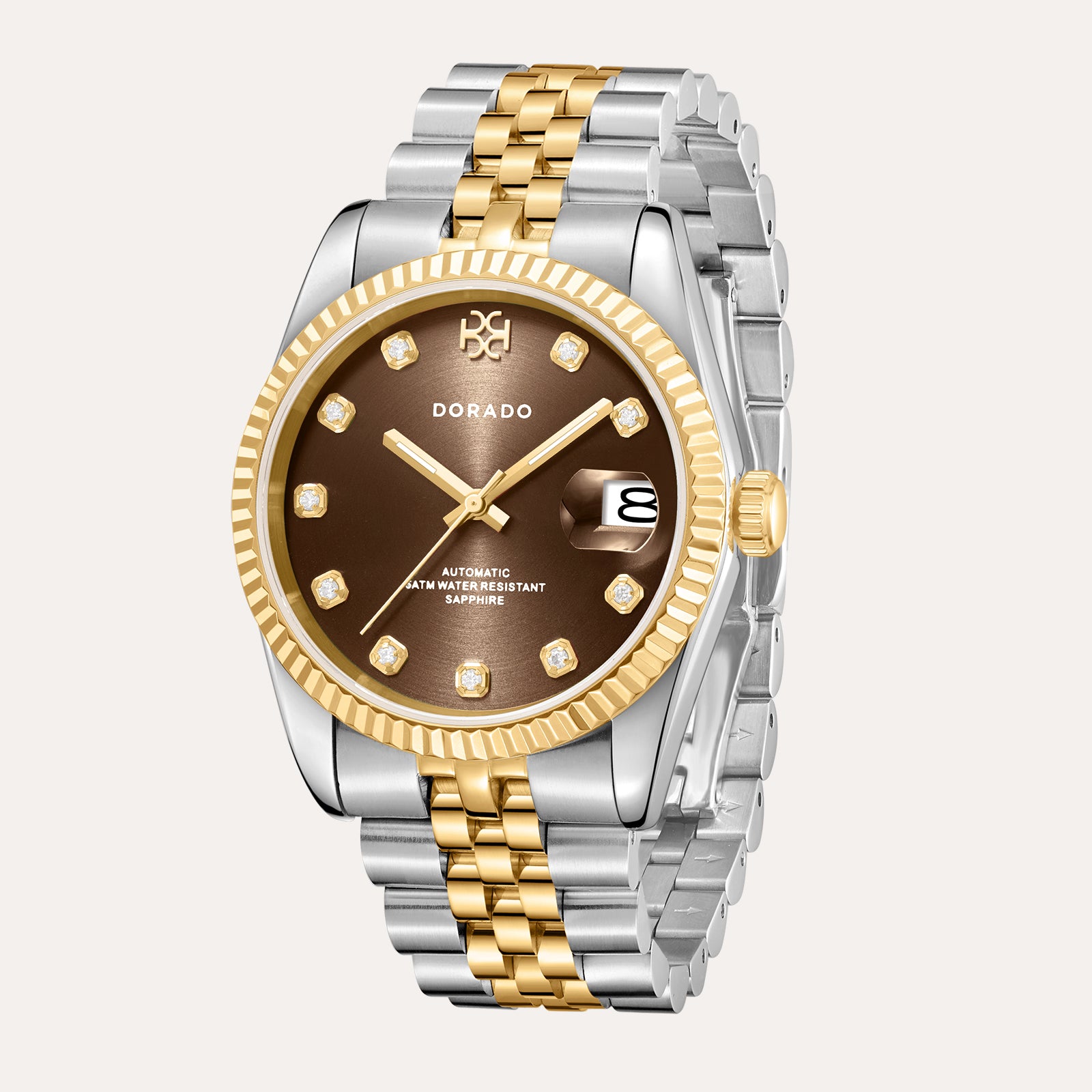 DORADO Chocolate Two-Tone Classic Watch