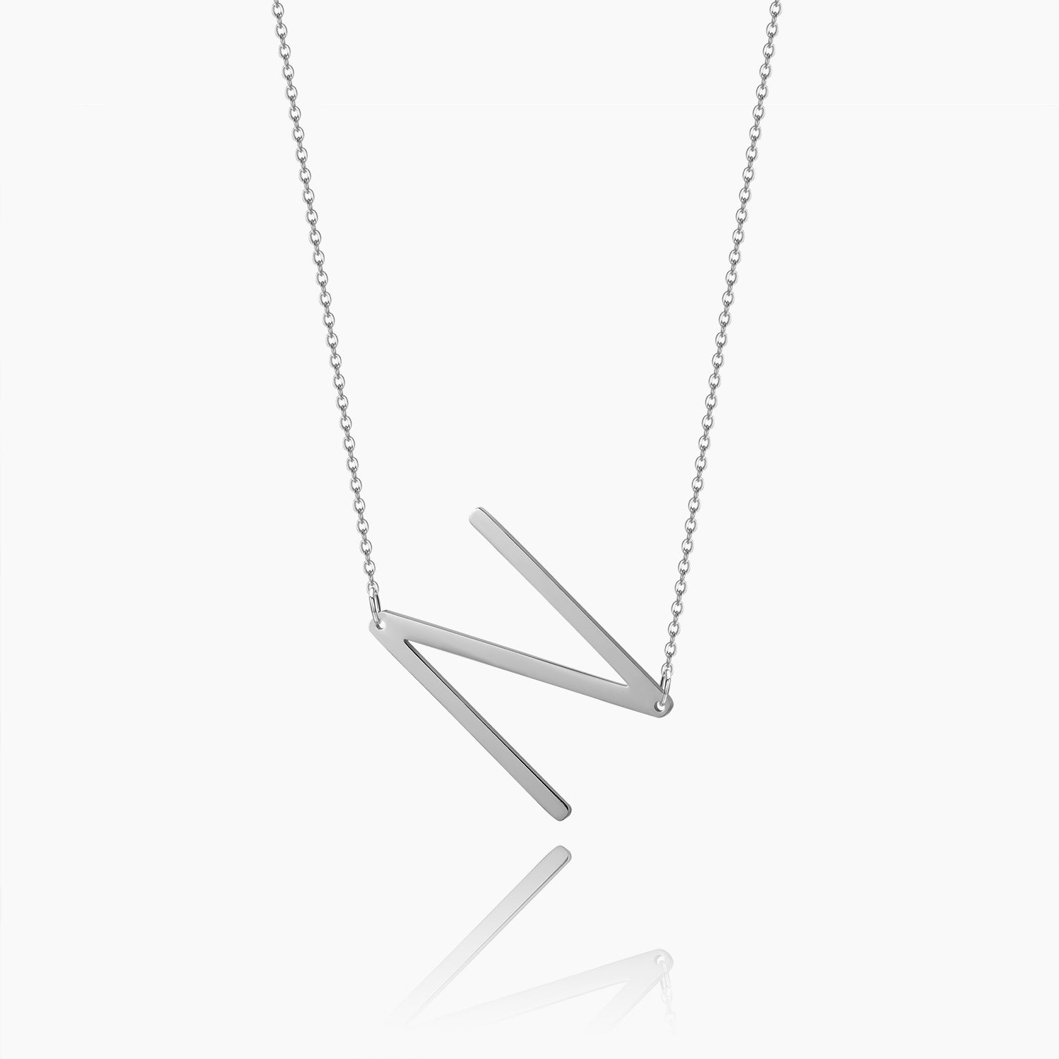 Stylish Large Letter Pendant Necklace