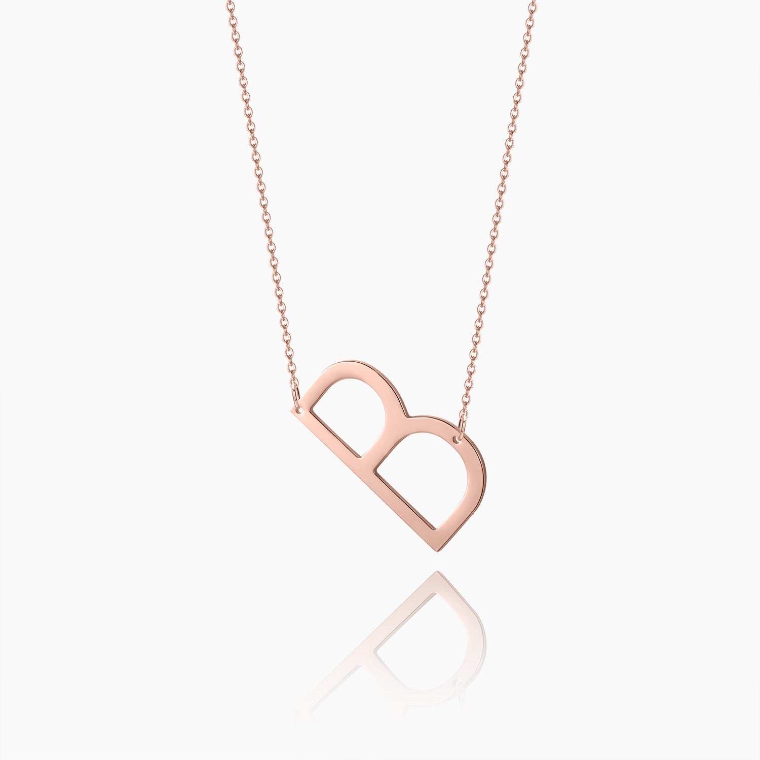 Stylish Large Letter Pendant Necklace