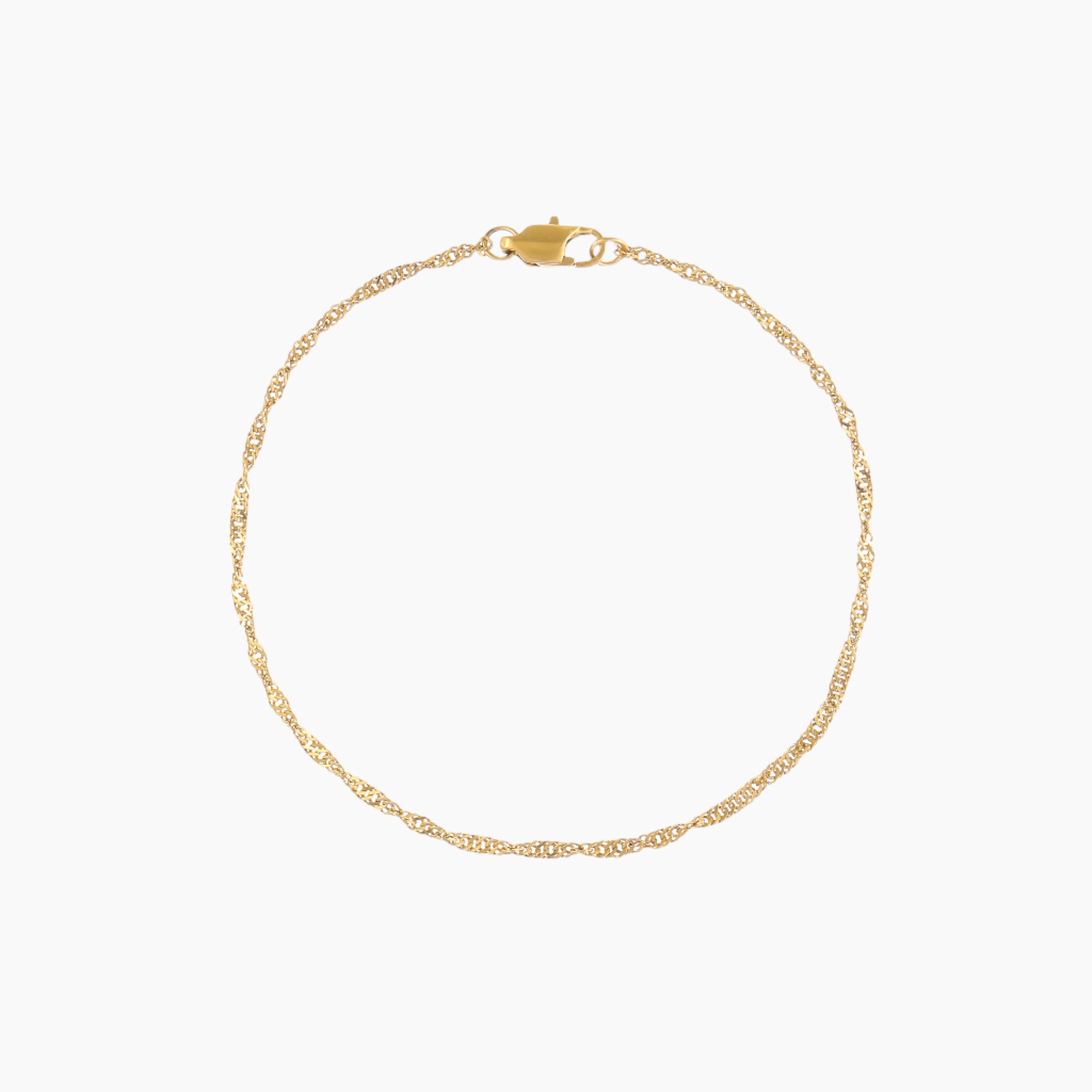 Elegant Singapore Chain Anklet Jewelry