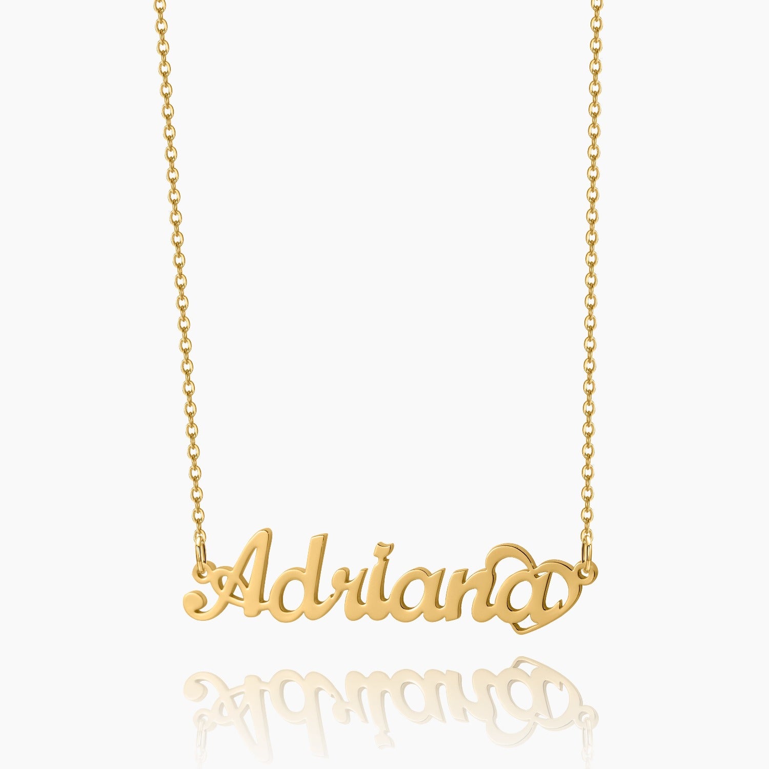 Personalized Heart Name Necklace