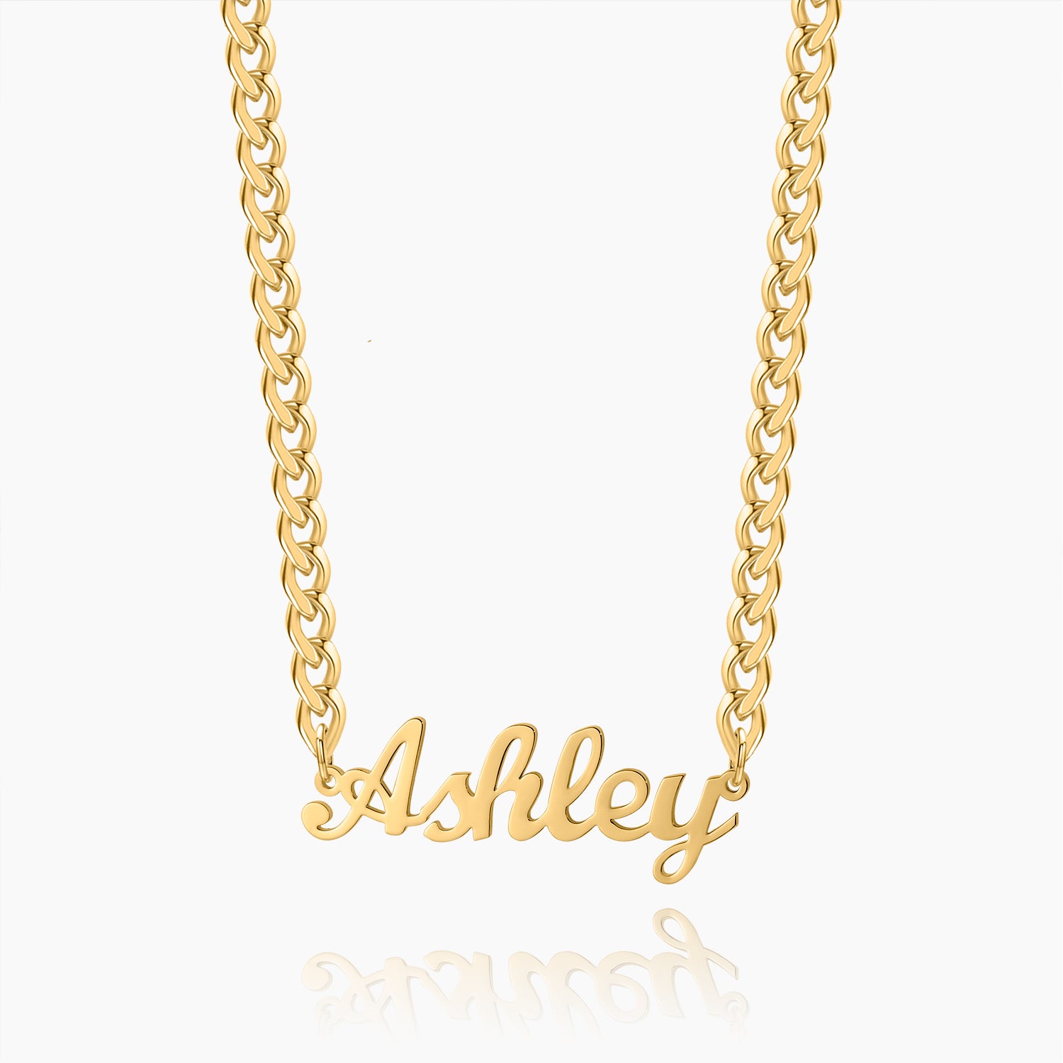 Personalized Kids Name Necklace - Cuban Chain