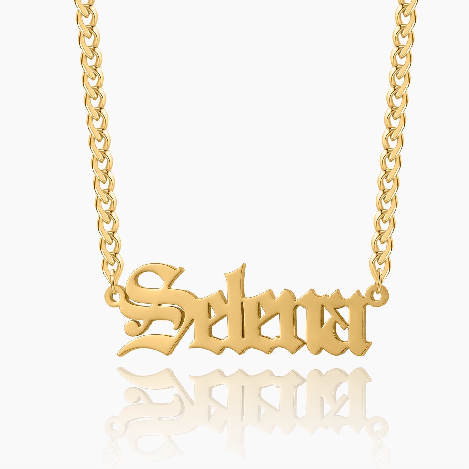 Personalized Gothic Name Necklace for Kids
