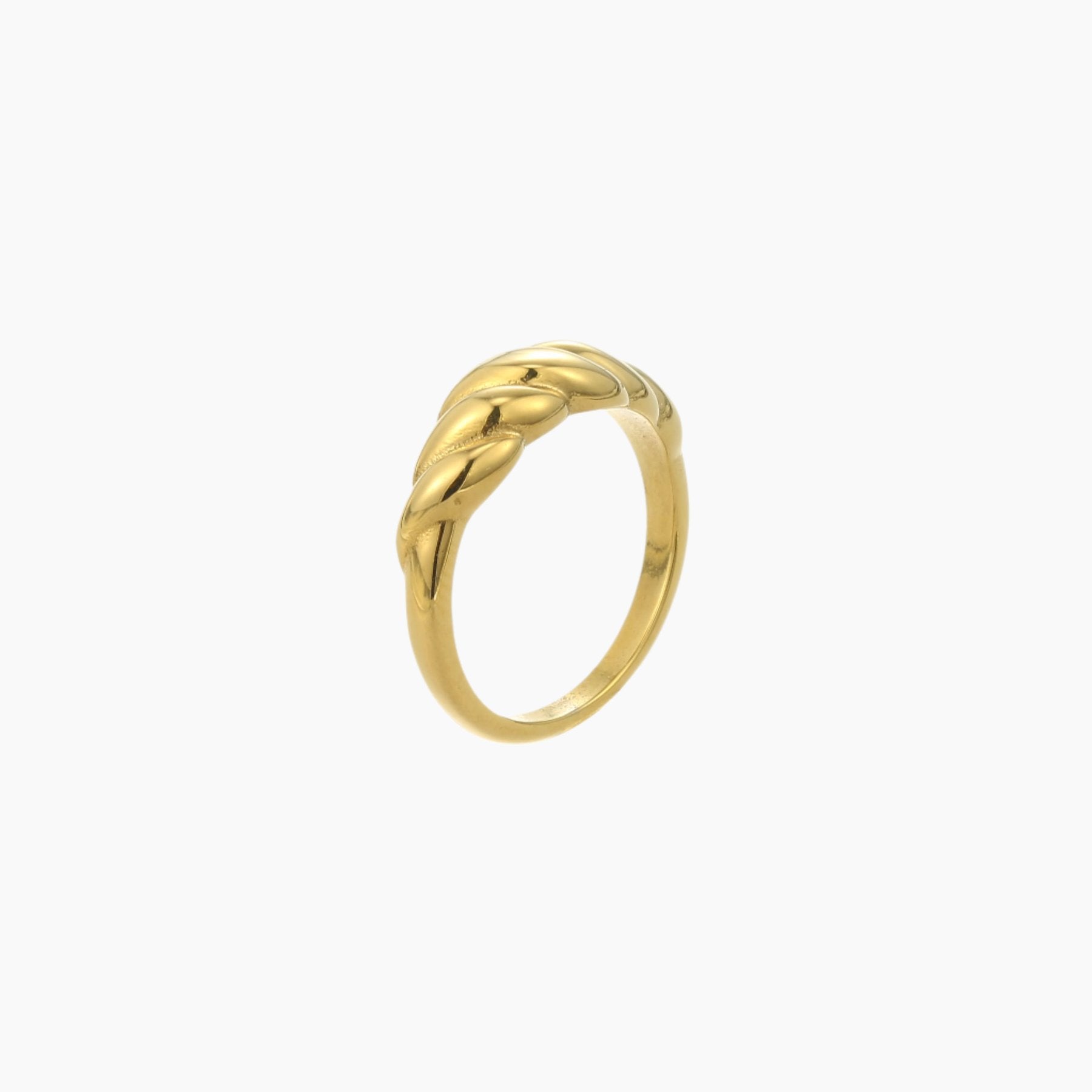 Twisted Band Ring – Unique Stackable Jewelry