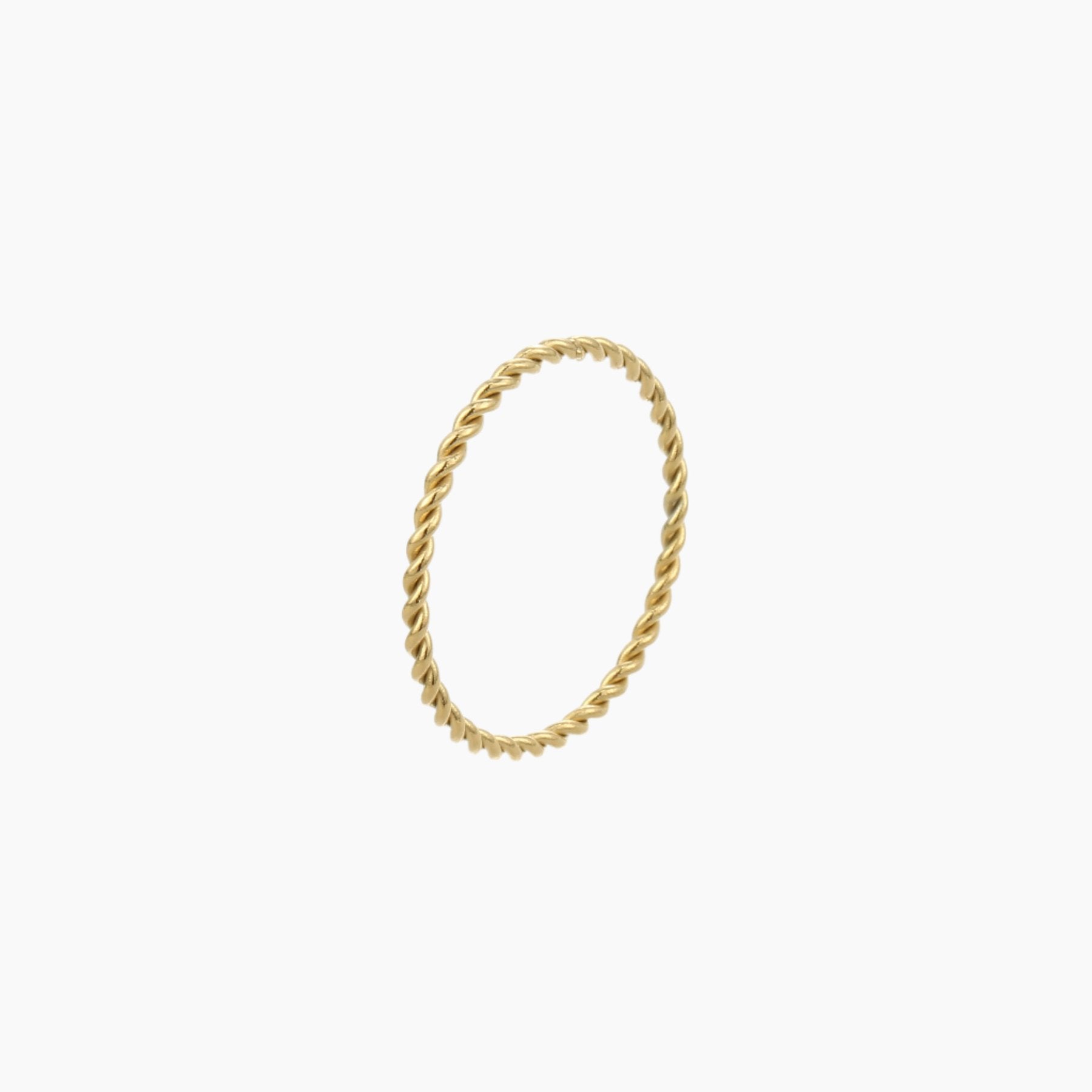 Rope Ring - Minimalist Stackable Jewelry for Everyday Wear