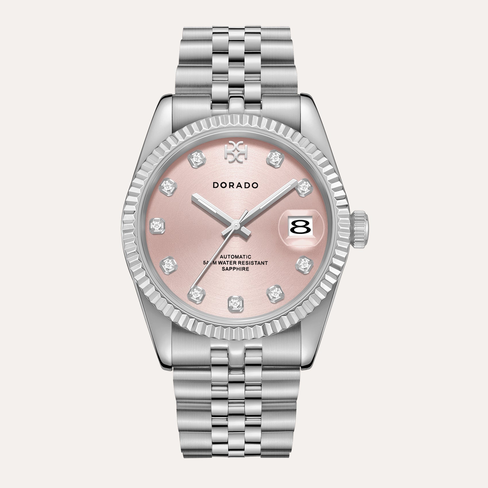 DORADO Pink Silver Watch – Elegant & Timeless