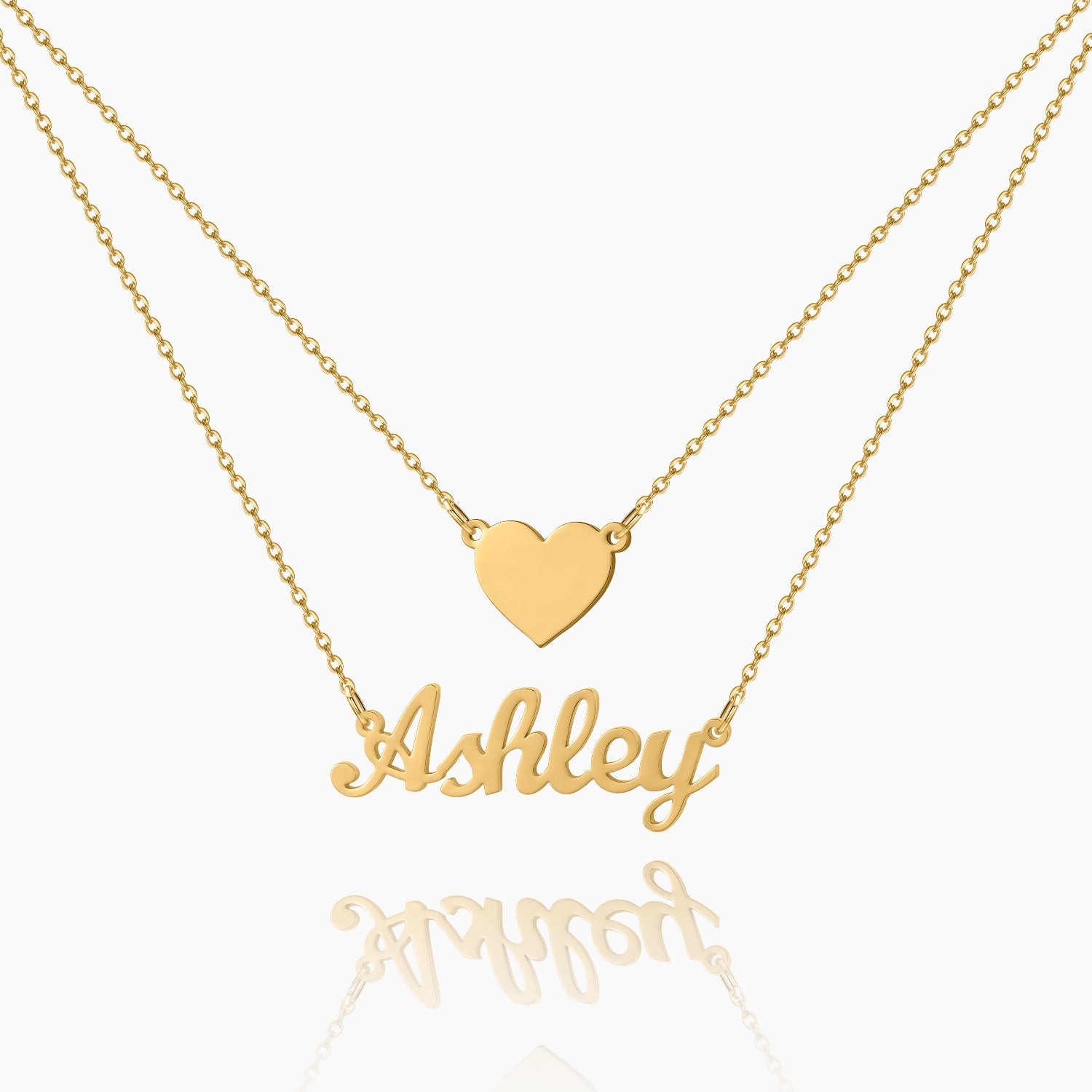 Personalized Heart Name Necklace