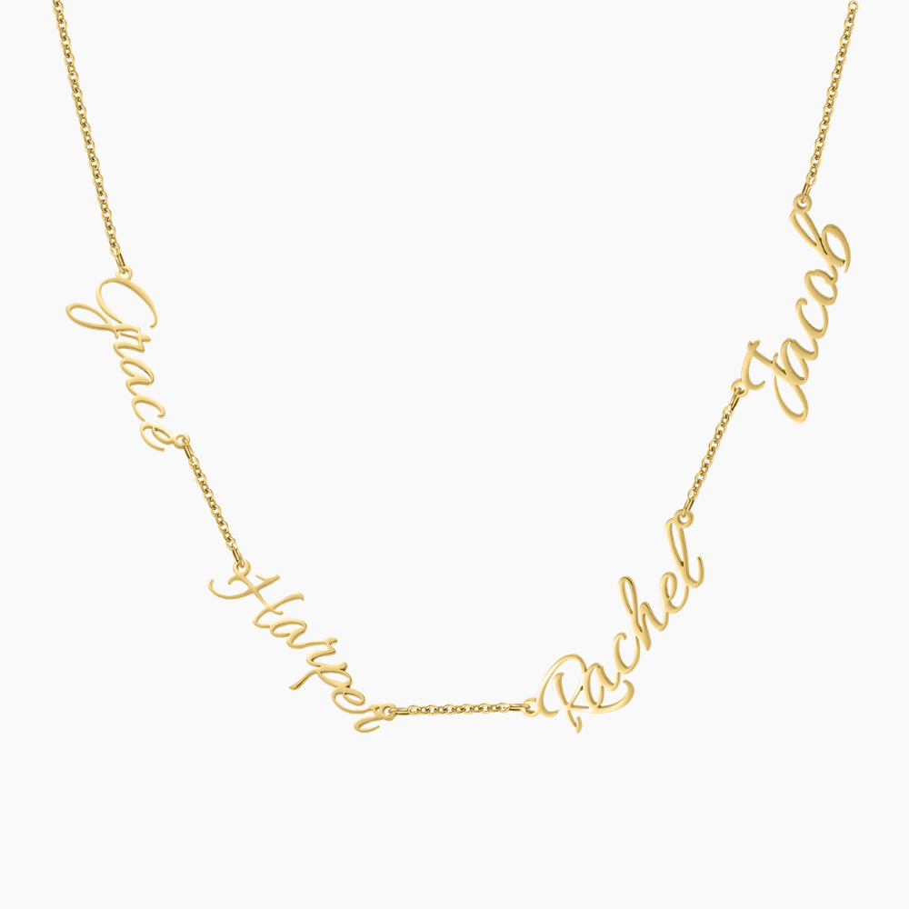 Personalized Multi-Name Necklace