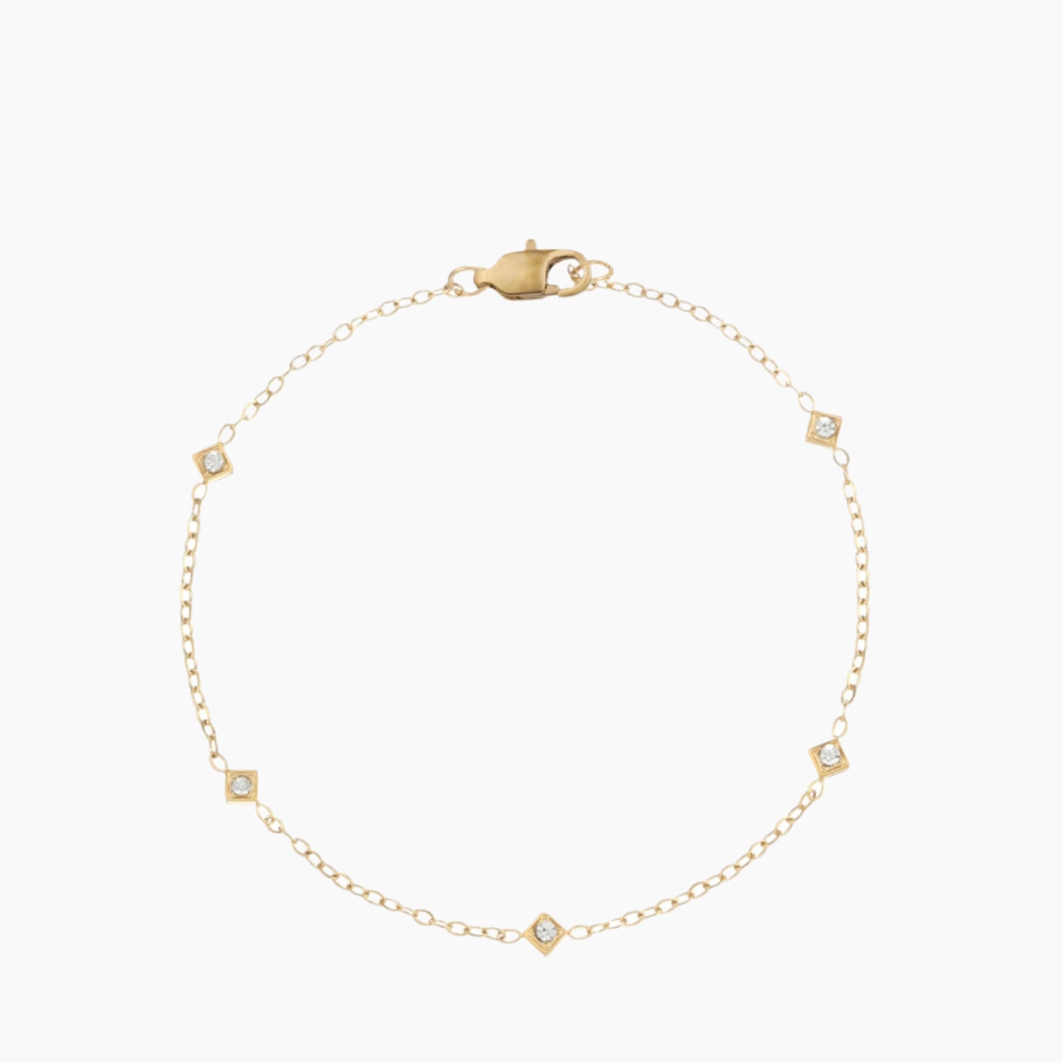 Elegant Crystal Anklet for Women